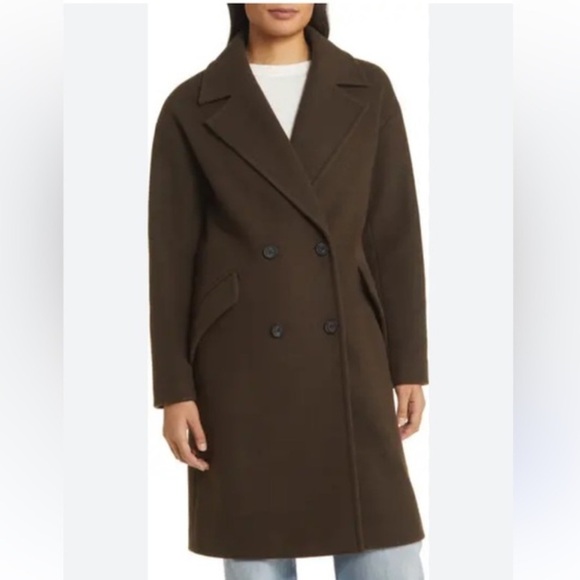 Lucky Brand Double Breasted Pea Coat - Picture 1 of 9